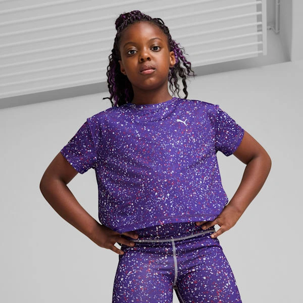 PUMA Zugliebe: Kurzes Shirt für große Kids! Volldampf voraus in Style!